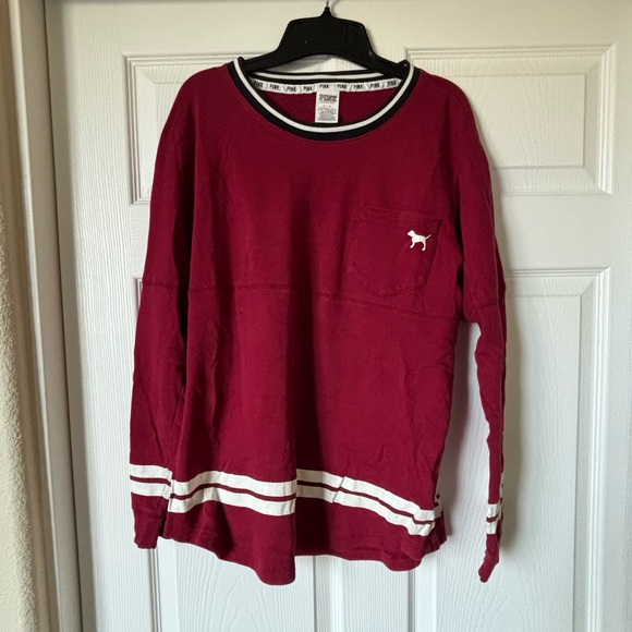 PINK Victoria's Secret Tops - Pink spirit jersey